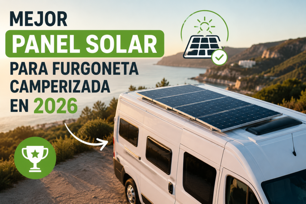 Mejor panel solar para furgoneta camperizada en 2026