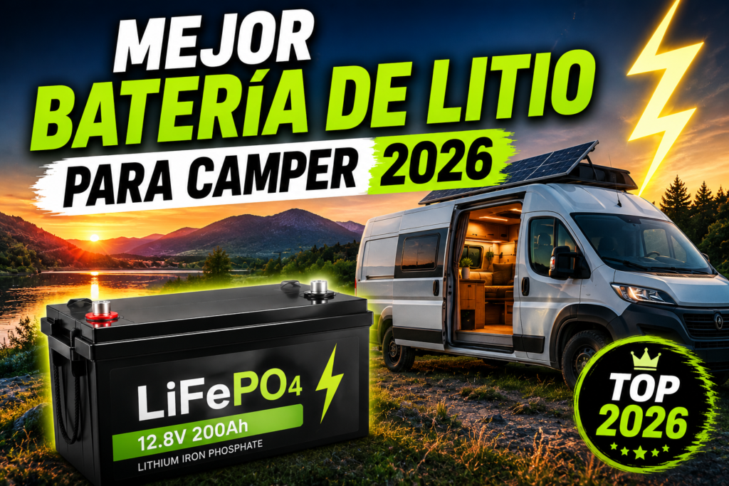 Mejor batería de litio para camper en 2026