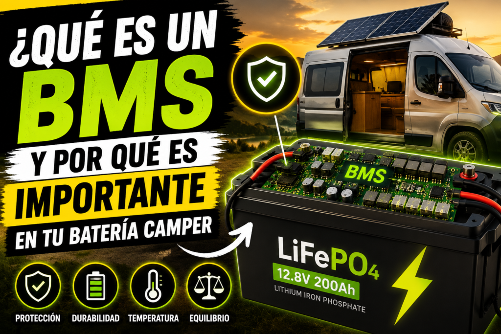 Qué es un BMS y por qué es importante en tu batería camper