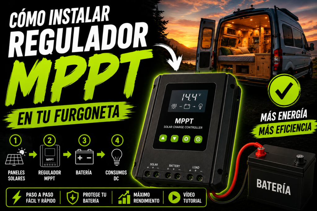 Cómo instalar un regulador MPPT en tu furgoneta paso a paso