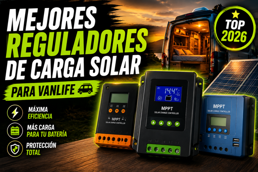 Mejores reguladores de carga solar para vanlife