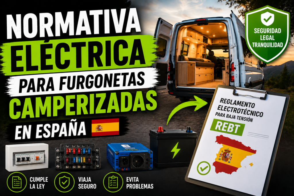 Normativa eléctrica para furgonetas camperizadas en España