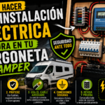 Cómo hacer una instalación eléctrica segura en furgoneta camper